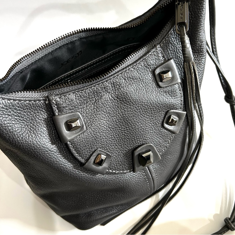 Like New Joe’s Dark Gray Pebble Leather Shoulder/Crossbody Bag - Picture 9 of 9
